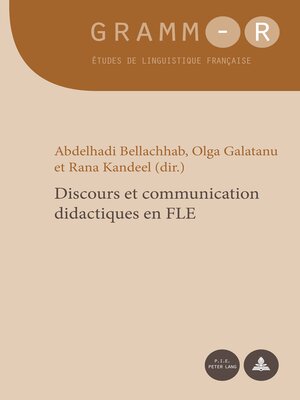 cover image of Discours et communication didactiques en FLE